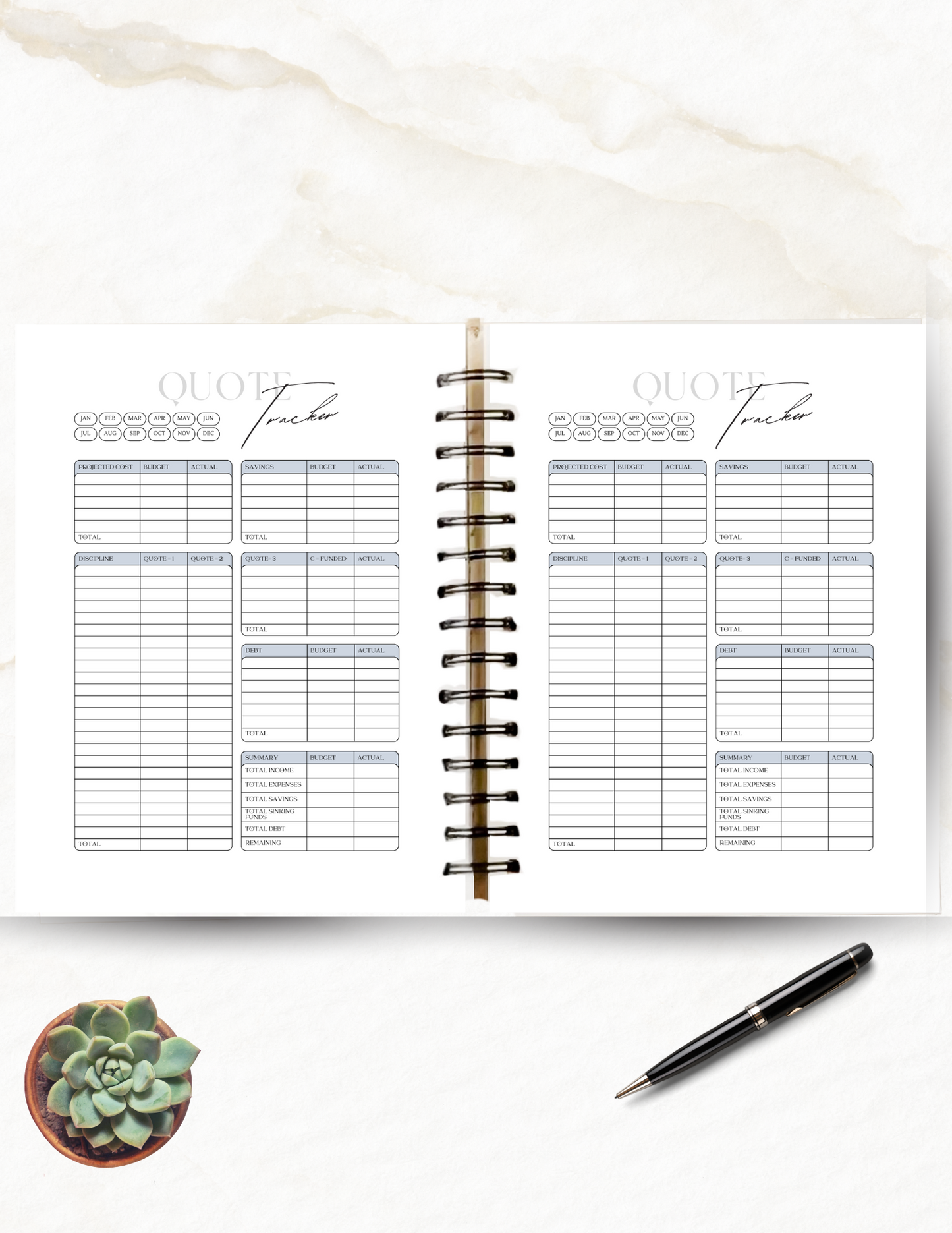 The Home from Scratch Building Planner 7.8” x 11”